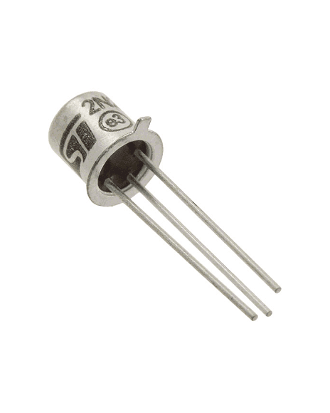 Transistor NPN Metálico Encapsulado TO-18 De 3 Pines 2N2222A