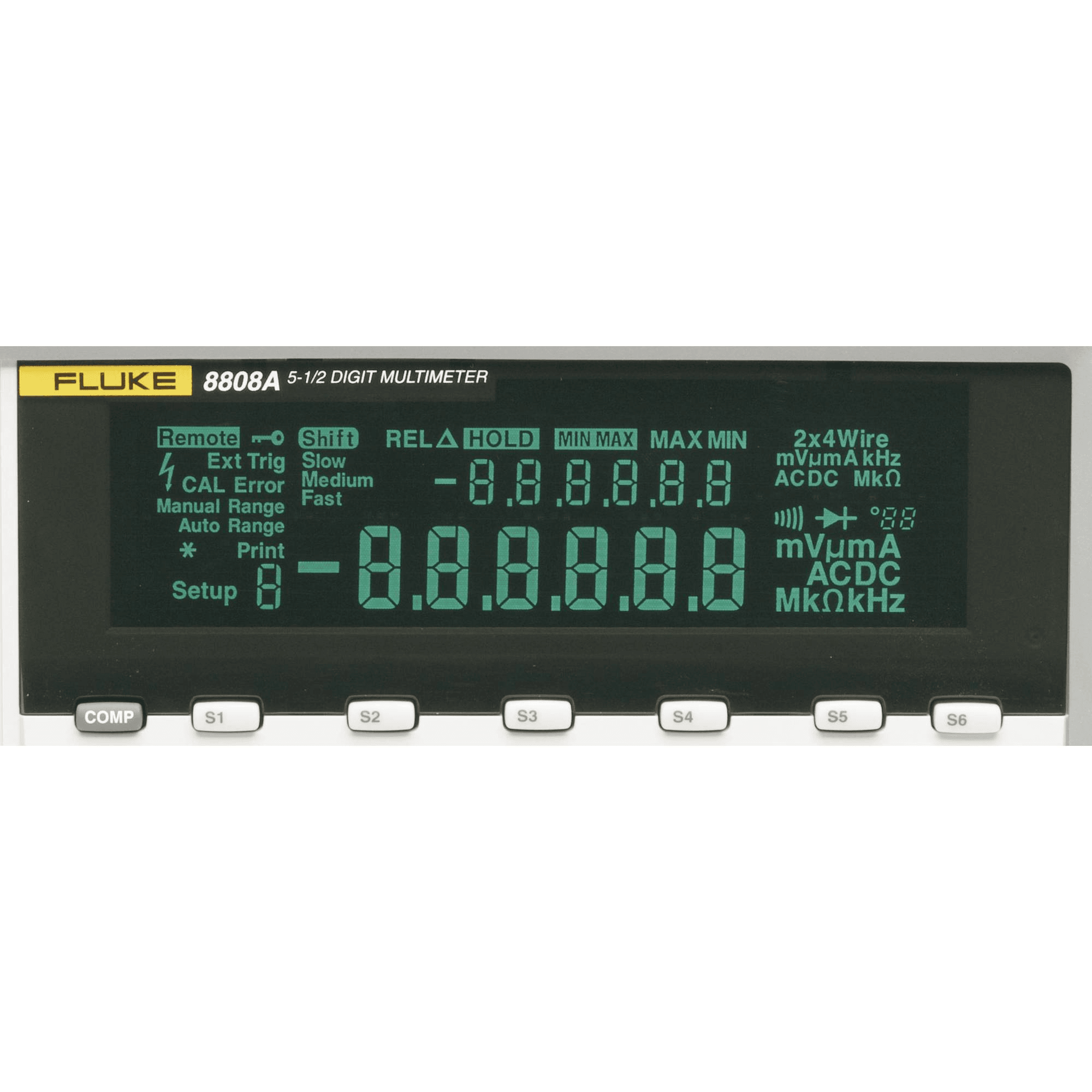 Multímetro de Banco Digital de  Precision Fluke F8808A