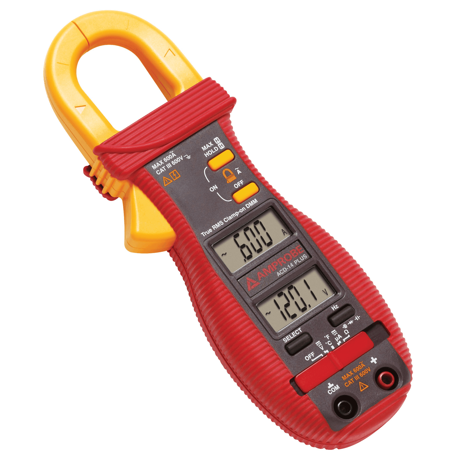 Pinza Voltiamperimetrica  de 600A AC con Pantalla Dual Amprobe ACD14