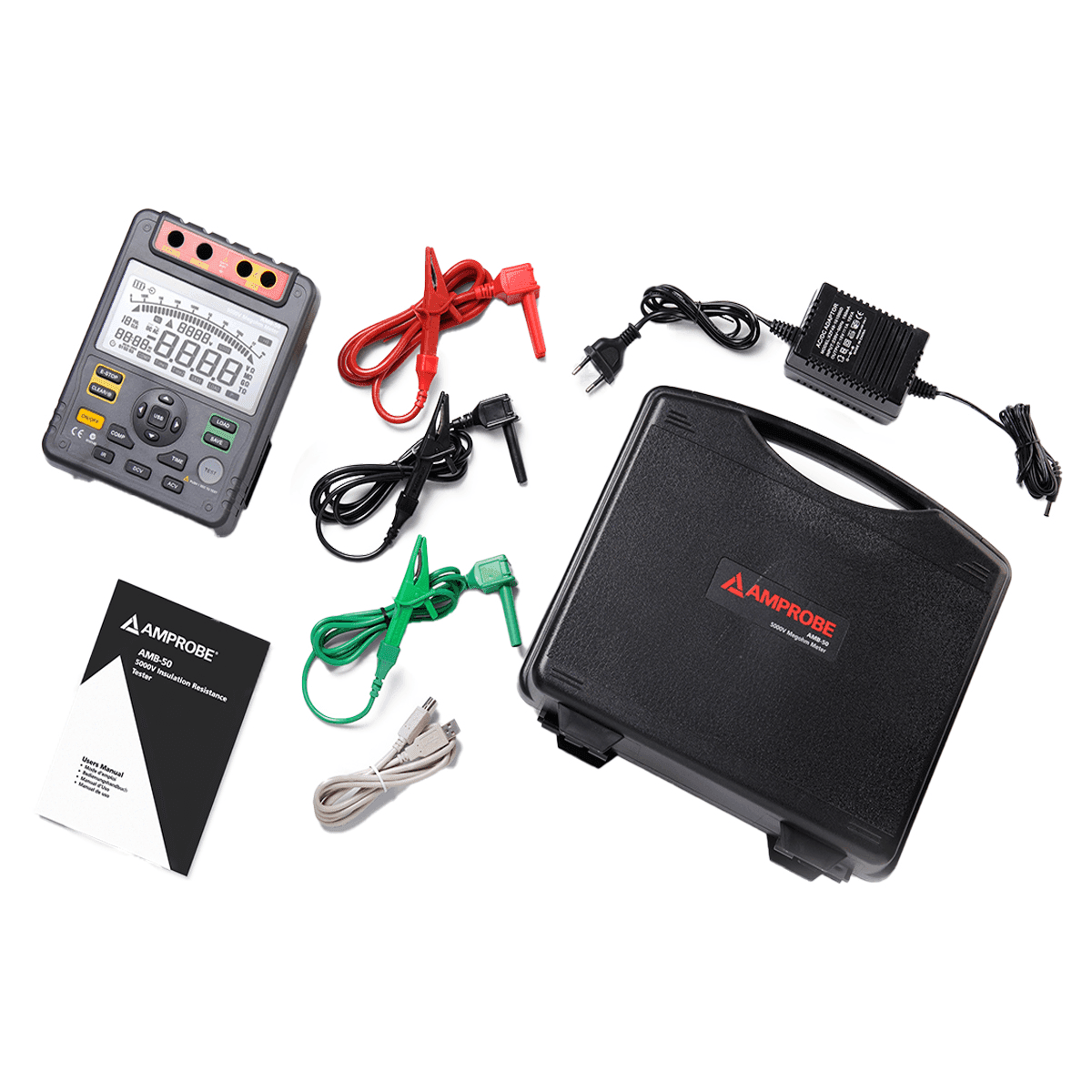 Comprobador de  Resistencia de Aislamiento de 5KV Amprobe AMB50