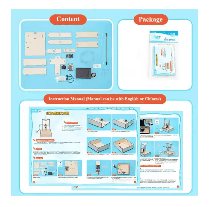 Proyecto Stem De Dispensador Automático De Agua Con Sensor Infrarrojo KITDISPEN