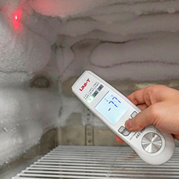 Termómetro para alimentos de contacto y Infrarrojo 2 en 1 Unit A63