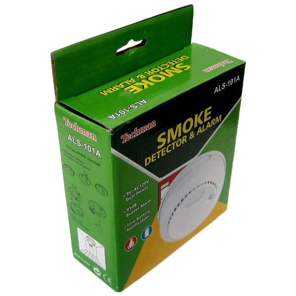 Compel | Alarma Con Sensor De Humo 110Vac/9Vdc ALS101