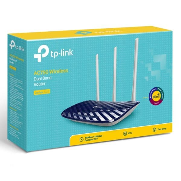 Router Inalámbrico Banda Dual AC750 TP-LINK ARCHER-C20