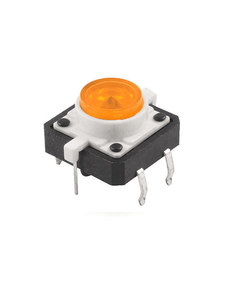 Pulsador Táctil Con Iluminación Anaranjado COM10441