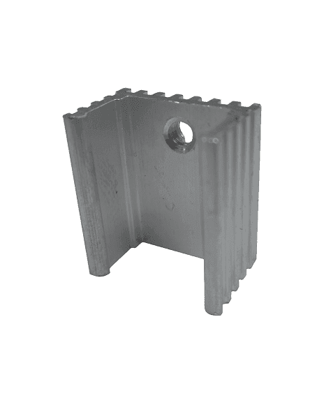 Disipador Pequeño De Alumino De 17mm X15mm X 10mm Para Encapsulado TO220 DTO220P