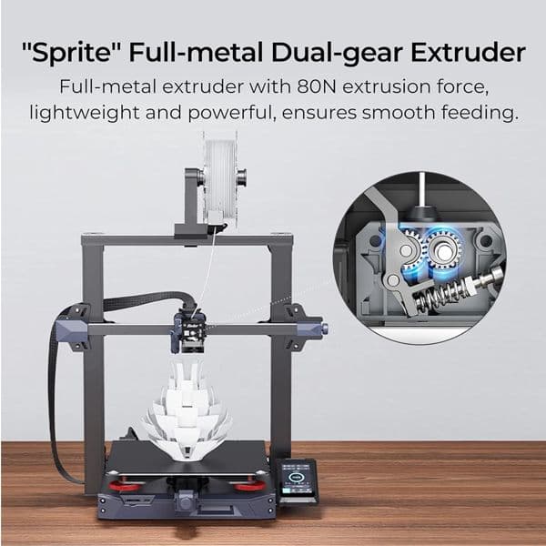 ENDER3-S1PLUS Impresora 3D extrusor de doble engranaje