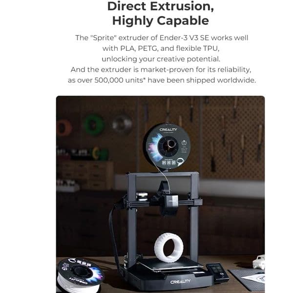 ENDER-3V3-SE Impresora 3D de nivelación automática