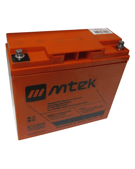 Bateria Seca AGM 12Vdc 18Ah Mtek ES18-12
