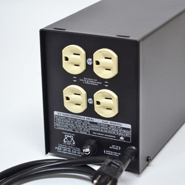 Regulador Electrónico 110Vac/1500W Magom EV1500