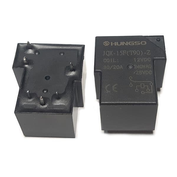 Relé Electromecánico De Potencia 12Vdc/30A 6 Pines FKD12