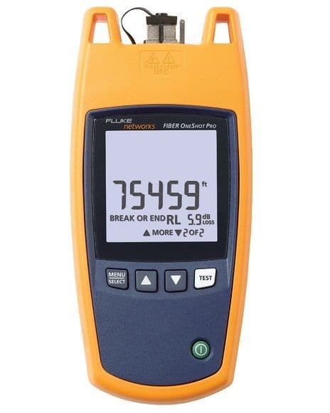 Localizador De Fallos y De Distancia En Fibra Monomodo Fluke FOS-S