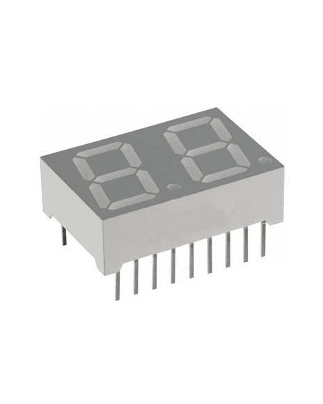 Doble Display Rojo De 7 Segmentos HDSP5323