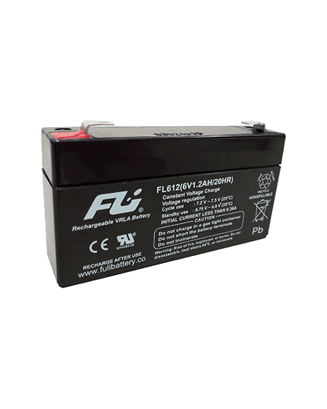 Batería Recargable Agm 6Vdc 1.2Ah HGL1.2-6