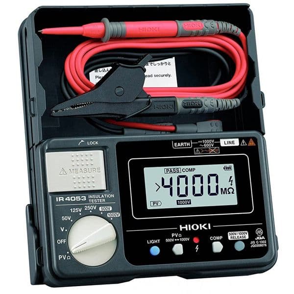 Comprobador De Resistencia De Aislamiento 1000V Hioki IR4053