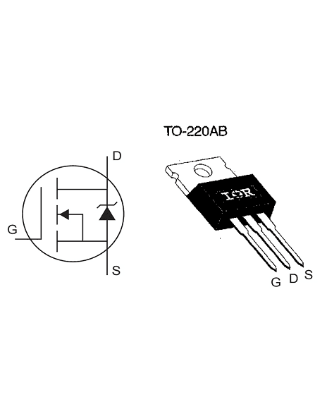 Mosfet Canal N De 55V 49A To220 IRFZ44N