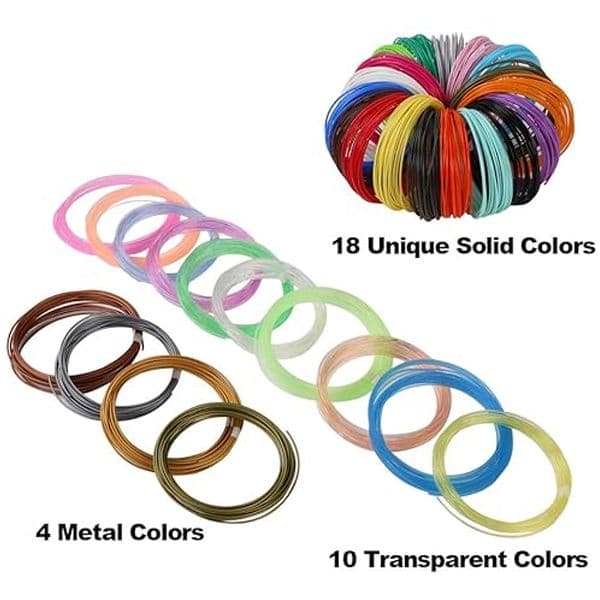 Kit de Filamentos PLA de 32 Colores para lápiz 3D KF3D-32