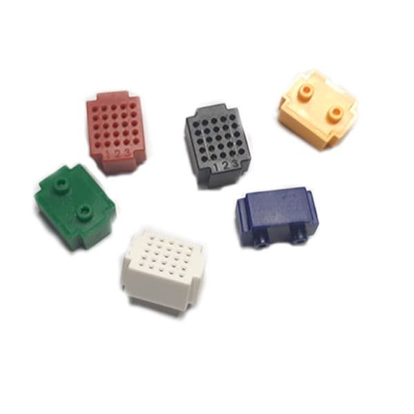 Kit Placa Con 6 Mini Protoboard Universal De 25 Puntos KPROTOB