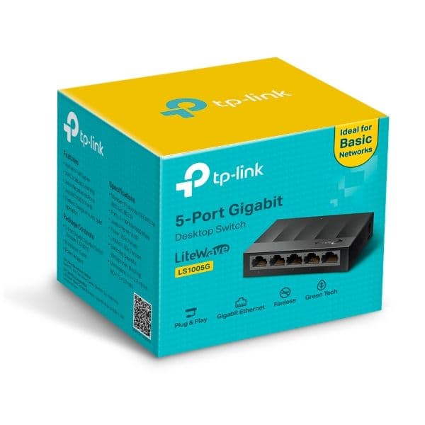 Switch De Red De 5 Puertos 10/100/1000Mbps Tp-Link LS1005G
