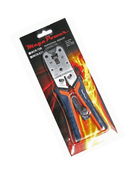 Ponchadora Megapower para conector Rj45 Cat5E/6 MCR82R