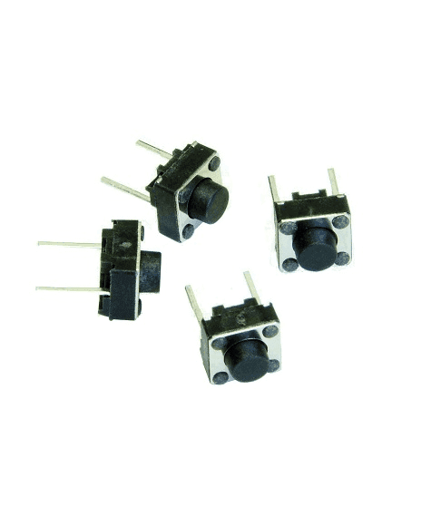 Mini Pulsador Para Impreso De 2 Pines MP68