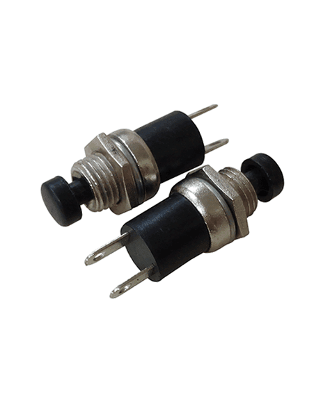 Pulsador Cilíndrico De 2 Pines NC 1A 125Vac MS313C