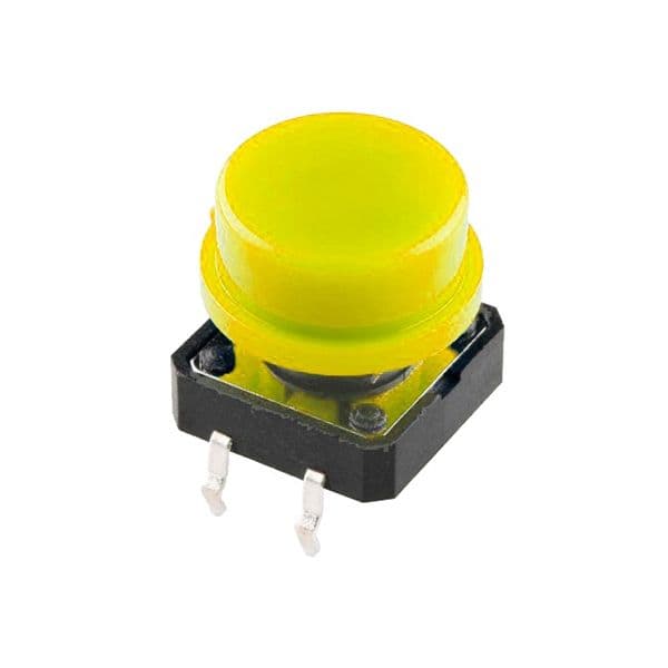 Pulsador Con Botón SPST-NO De 12 x 12 x 7mm PROPULSADOR