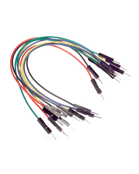 Juego De Cables Dupont De 20cm Macho a Macho SPA101