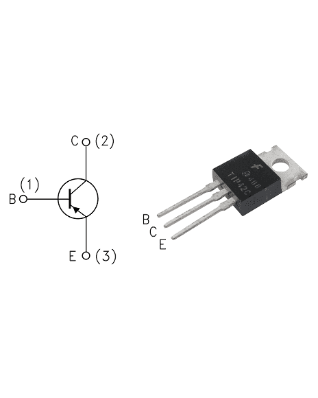 Compel | Transistor PNP De Potencia Encapsulado TO-220 De 3 Pines TIP42C