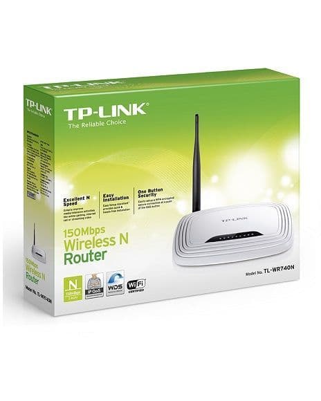 Router TP-Link Inalámbrica N 150Mbps Con Software Teather TL-WR740N