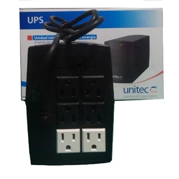 UPS Interactiva 1500VA Unitec UPS1500VA