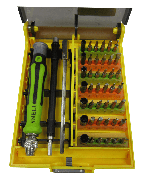 Juego De Destornilladores 45 Piezas Con Extensor Flexible Z045B