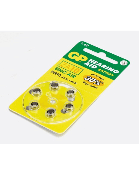 Pila Tipo Botón De Zinc 1.4V 75mAh ZA10